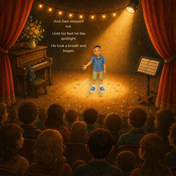A personalized page from the book