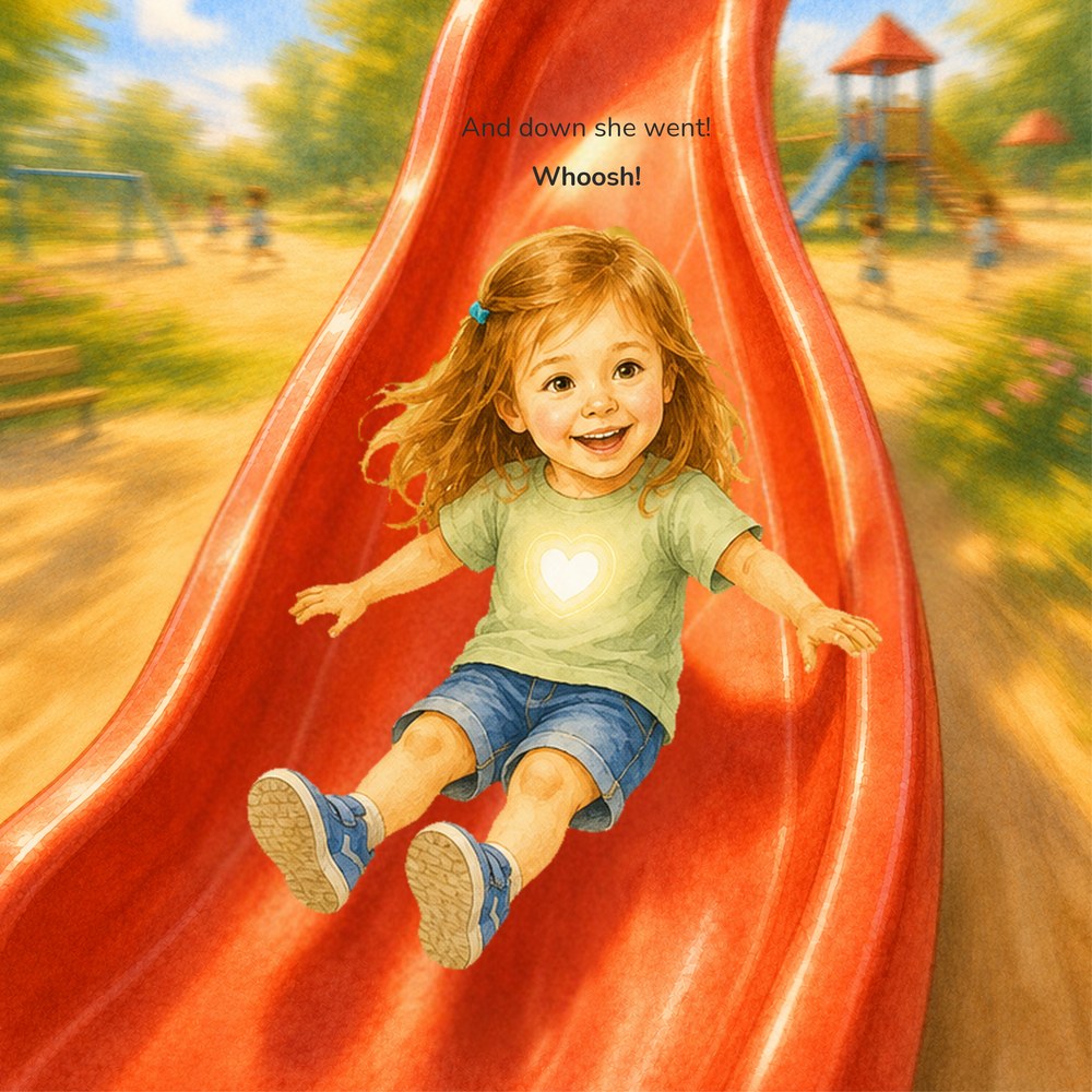 A personalized page from the book