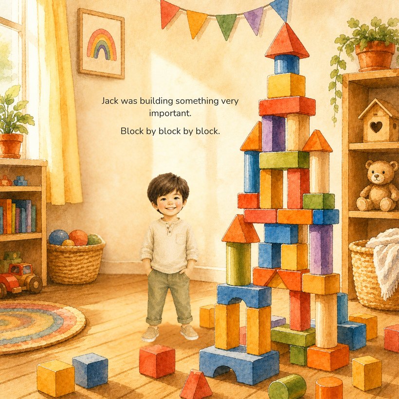 A personalized page from the book
